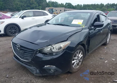 2015 Mazda 3 I Touring z USA, uszkodzony, nr VIN JM1BM1V77F1225771